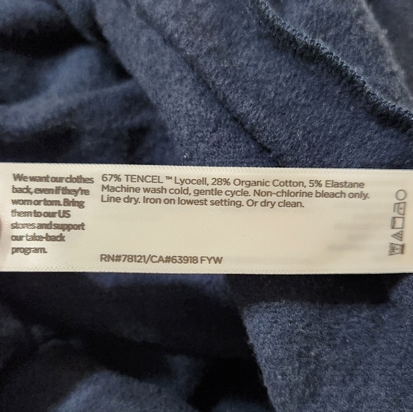 EILEEN FISHER Cozy Brushed Terry Mock Neck Long Boxy Fit Pullover Top Sz XL - Picture 8 of 8